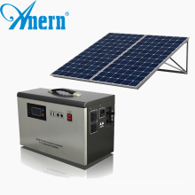 Anern 500w 1000w 1500w solar panel system generator with battery